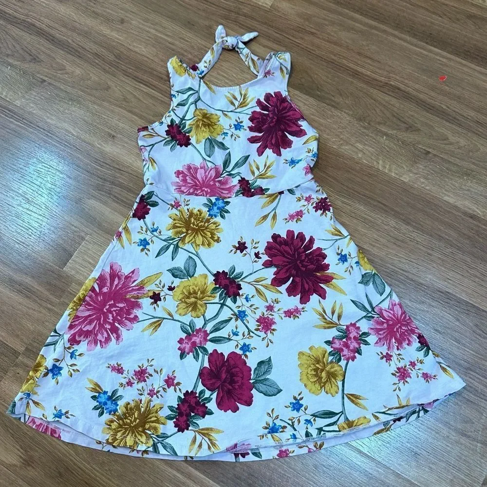 Old Navy Pink Floral Dress Flowers Summer Dress | Girls Size Medium